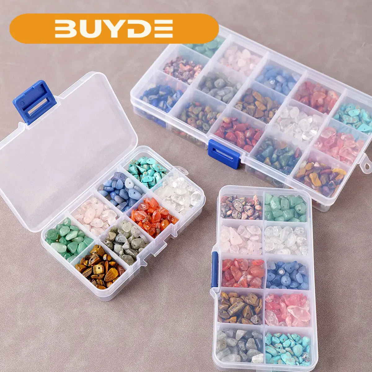 1box Natural Stones Mixed Crystal Material Crystal Gravel Stone Chips Ore Minerals Reiki Specimen Gemstones Aquarium Decoration