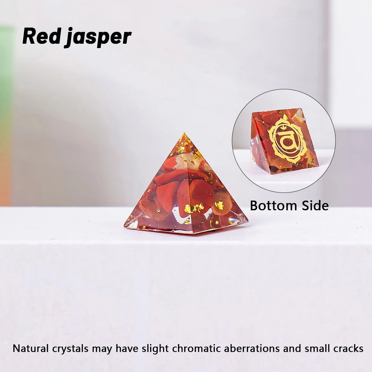 1PC 2cm Natural Crystal Stone Mini Pyramid Statue Reiki Stone Pyramid  Amulet Fengshui Sculpture for Home Office Decoration