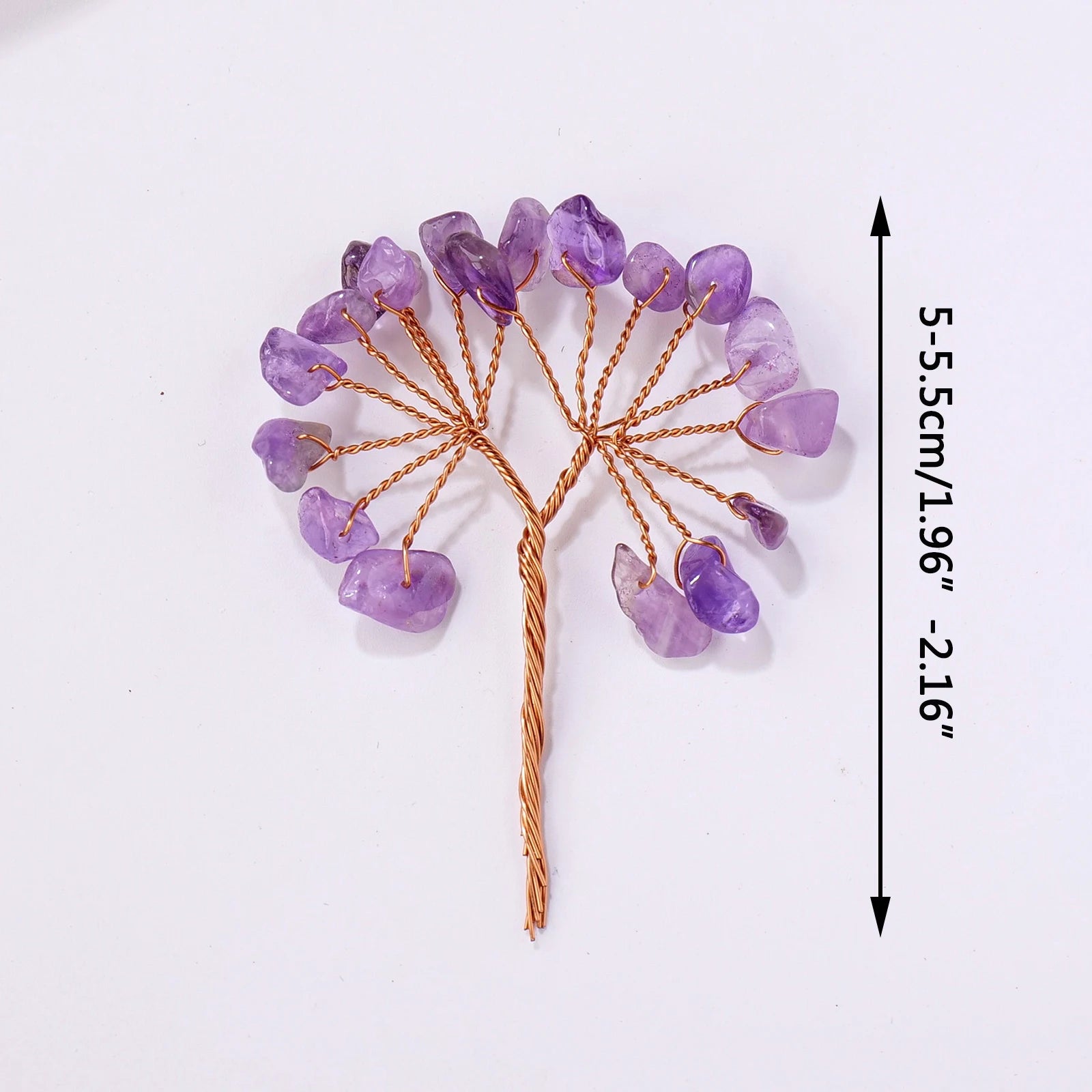 1PC Mini Size Natural Crystal Tree DIY Healing Rose Quartz Gemstone Handmade Semi-finished Jewelry Accessories Production