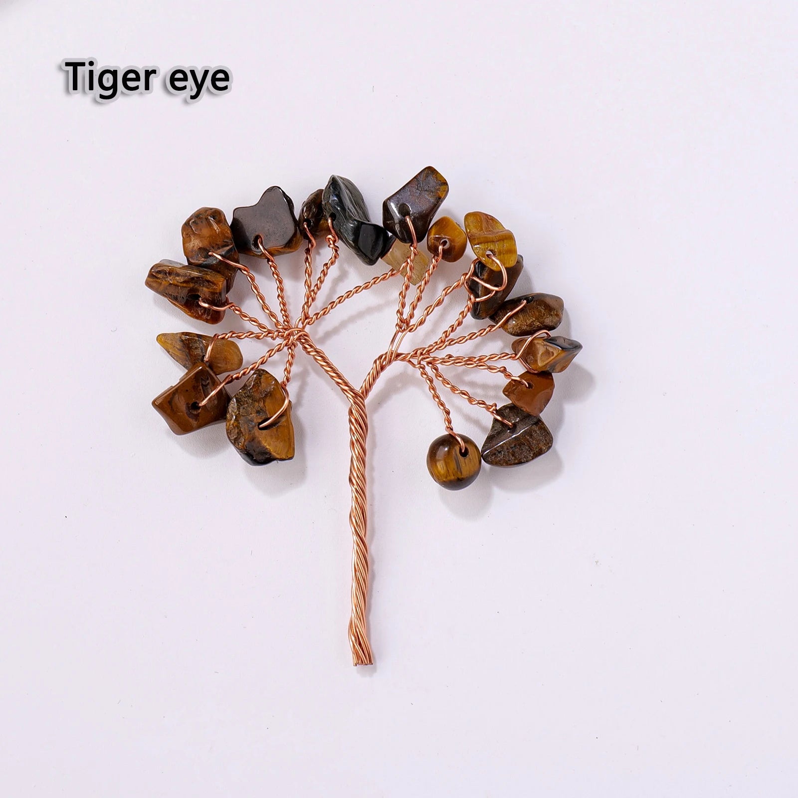 1PC Mini Size Natural Crystal Tree DIY Healing Rose Quartz Gemstone Handmade Semi-finished Jewelry Accessories Production