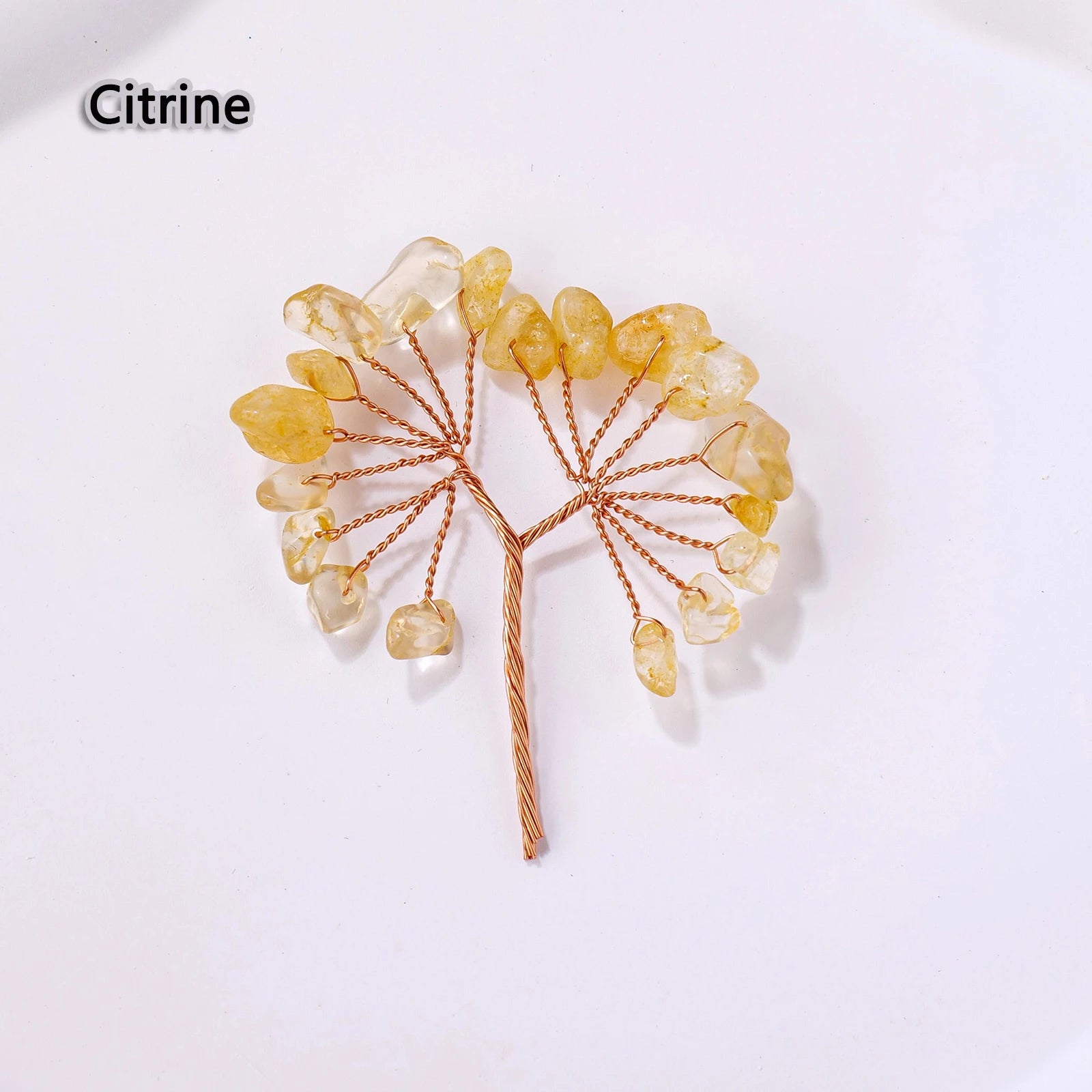 1PC Mini Size Natural Crystal Tree DIY Healing Rose Quartz Gemstone Handmade Semi-finished Jewelry Accessories Production