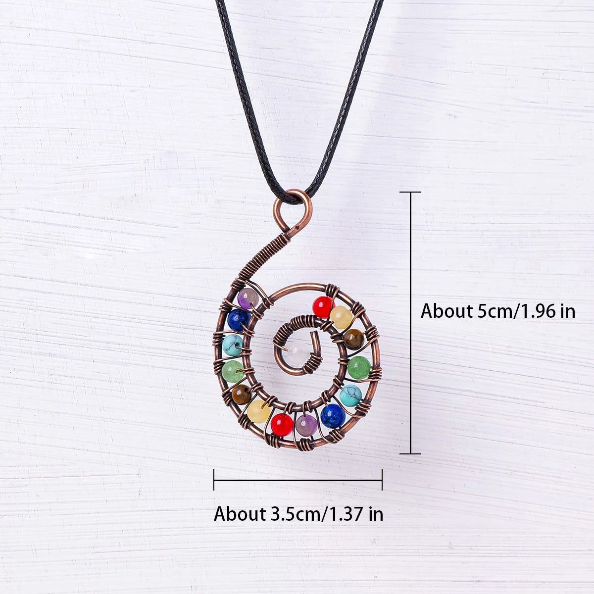 1PC Natural 7 Chakras  Life Tree Pendant Energy Necklace jewelry Reiki Chip Beads Reiki Healing Jewelry Gift