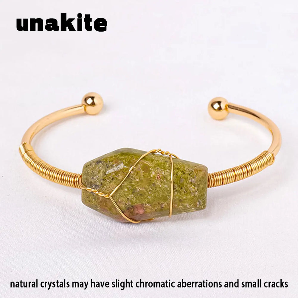 1PC Natural Crystal Bracelet Healing Coffin Bracelet for Women Protection Summer Gift Yoga Reiki Chakras Meditation Charm Quartz