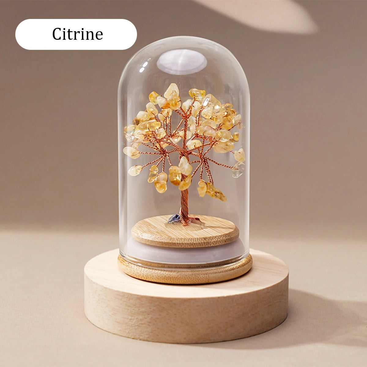 1PC Natural Crystal Gravel Specimen Stone Feng Shui Crystal Money Tree Glass Bottle Desktop Home Decoration Accessories