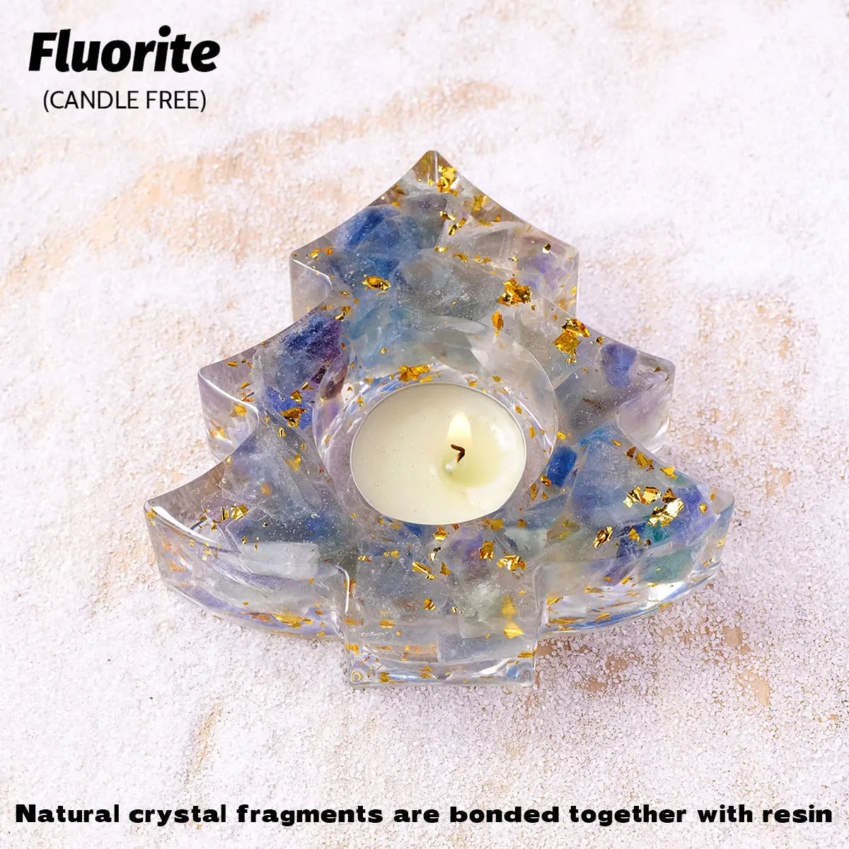 1PC Natural Crystal Gravel Stone Christmas Tree Candle Statue Reiki Stone Tortoise Figurine Amulet Fengshui Sculpture for Home O