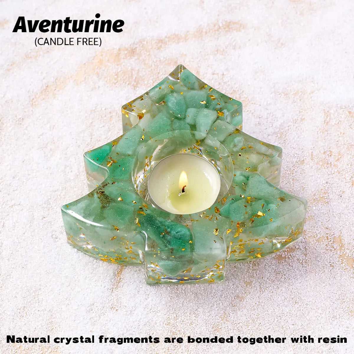 1PC Natural Crystal Gravel Stone Christmas Tree Candle Statue Reiki Stone Tortoise Figurine Amulet Fengshui Sculpture for Home O