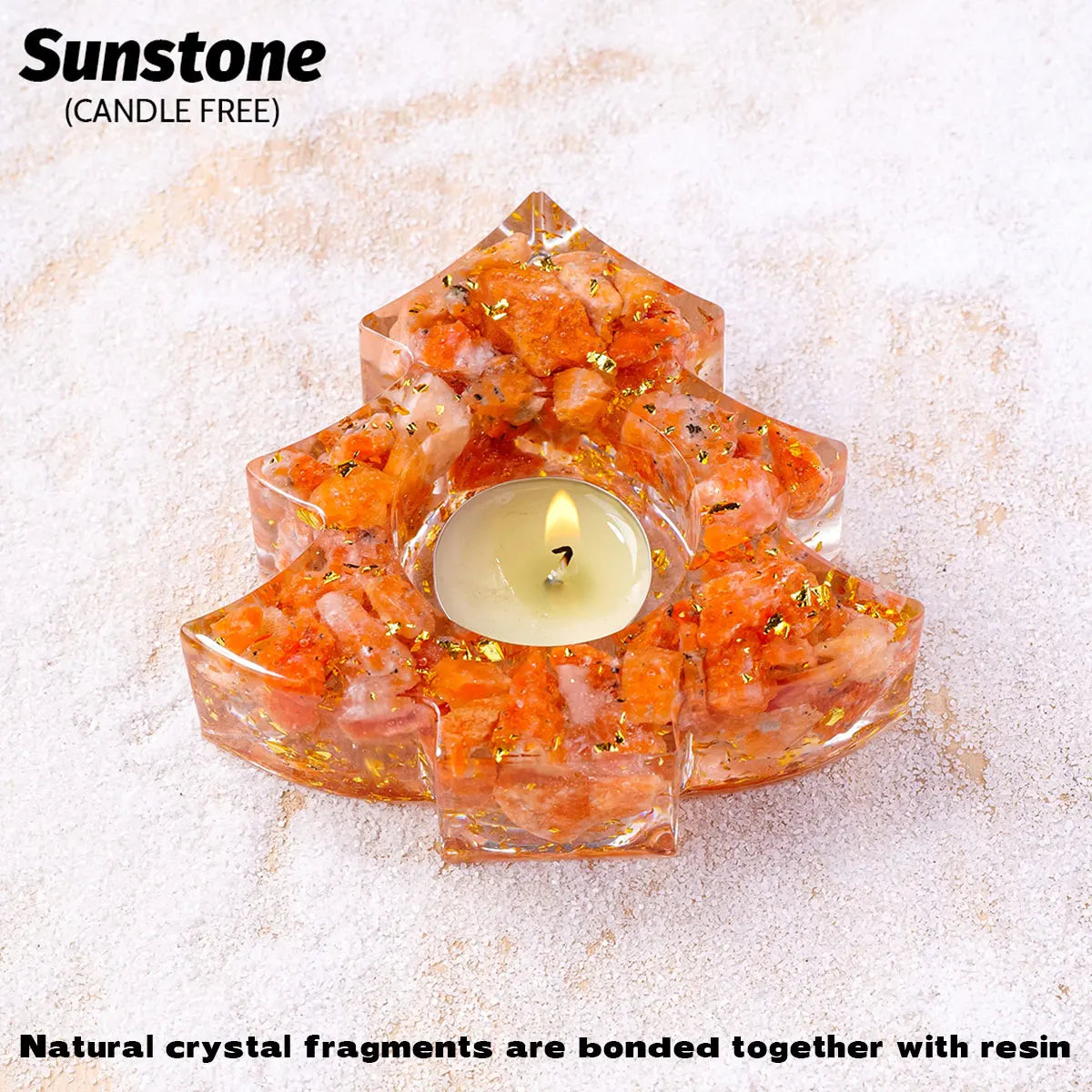 1PC Natural Crystal Gravel Stone Christmas Tree Candle Statue Reiki Stone Tortoise Figurine Amulet Fengshui Sculpture for Home O