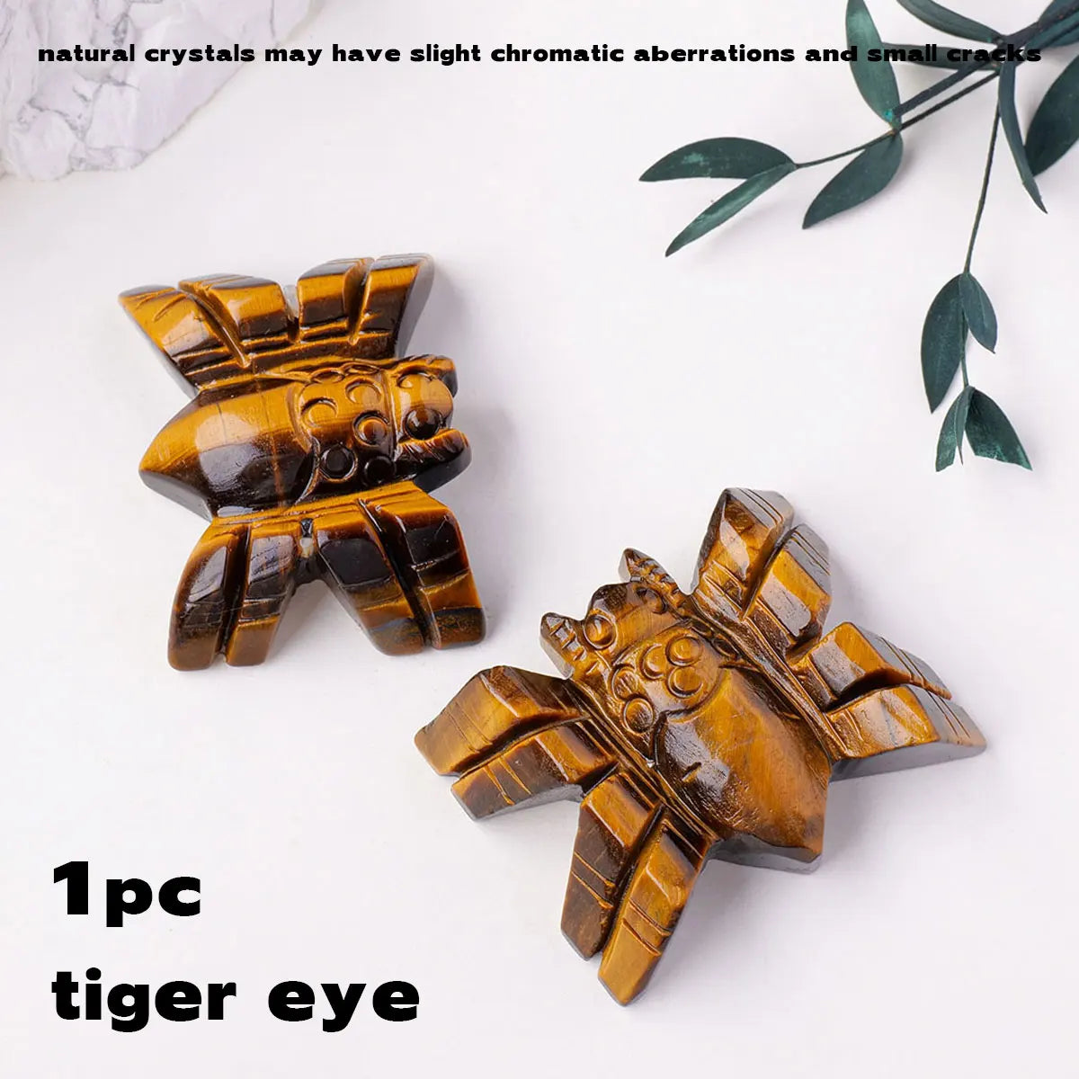 1PC Natural Crystal Healing Gemstone Stone Crafts Animal Carvings Spider Statue Home Decor Creativity Ornaments Halloween Gift