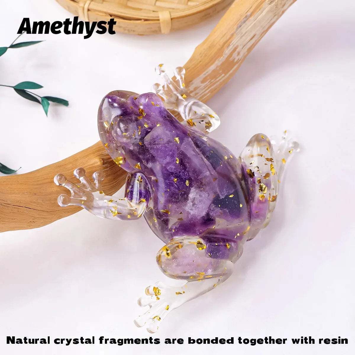 1PC Natural Crystal Rough Stone Frog Statue Reiki Stone Frog Figurine Amulet Fengshui Sculpture for Home Office Decoration