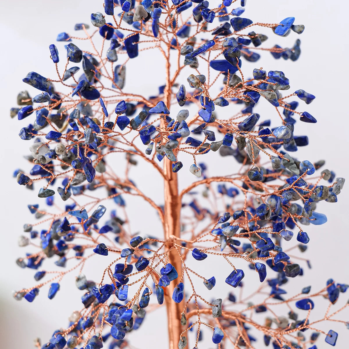 1PC Natural Crystal Stone Lapis Lazuli Crystal Tree Raw Stone Base Gemstone Tree of Life Spiritual Gift