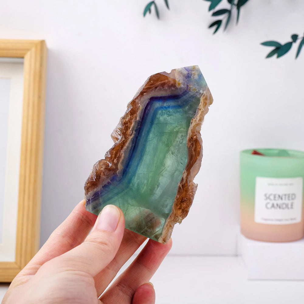 1PC Natural Green Fluorite Raw Stone Crystal Obelisk Healing Tower Energy Gemstone Collection Gift