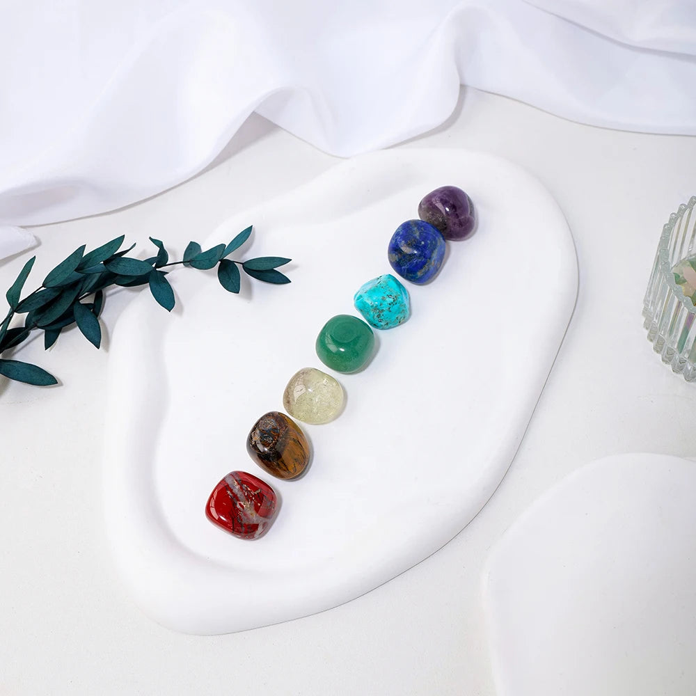 1PC Natural Healing Health Energy Gem Seven Chakra Photo Frame Home Decoration Desktop Decoration Gift