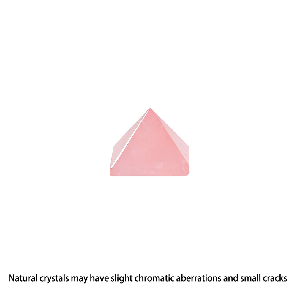 1PC Natural Stones Rose Quartz Crystal Pyramid Quartz Healing Stone Chakra Reiki Crystal THome Decor Crafts