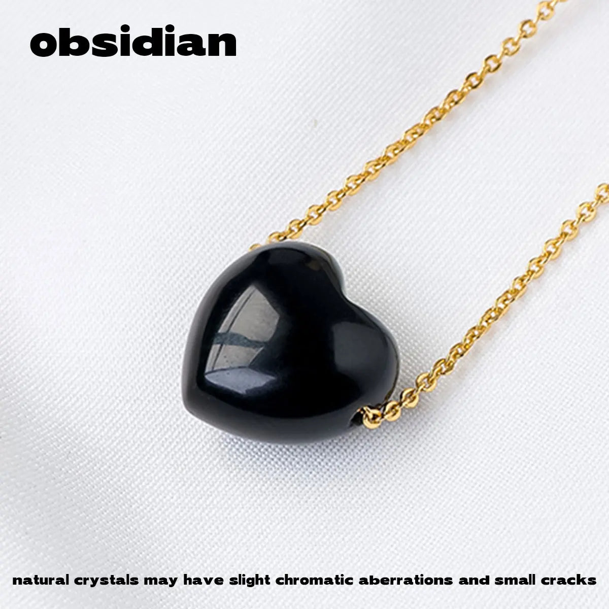 1PC Natural crystal Gemstone Heart Shape Pendant Love Shape Energy Necklace jewelry Reiki Beloved Female Mom Mother's Day