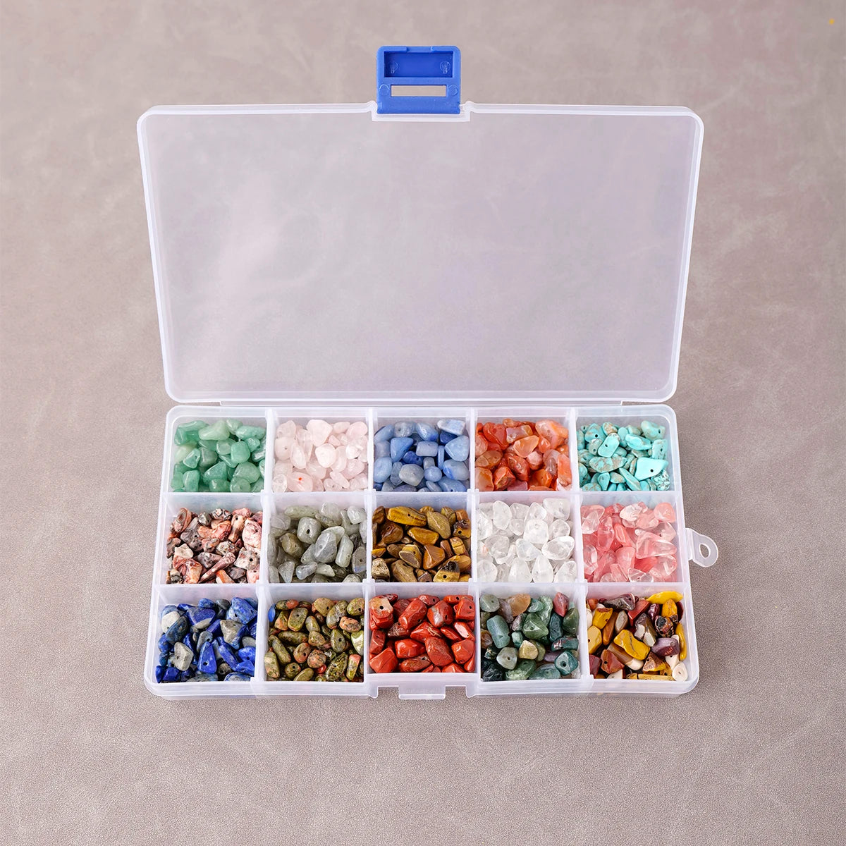 1box Natural Stones Mixed Crystal Material Crystal Gravel Stone Chips Ore Minerals Reiki Specimen Gemstones Aquarium Decoration