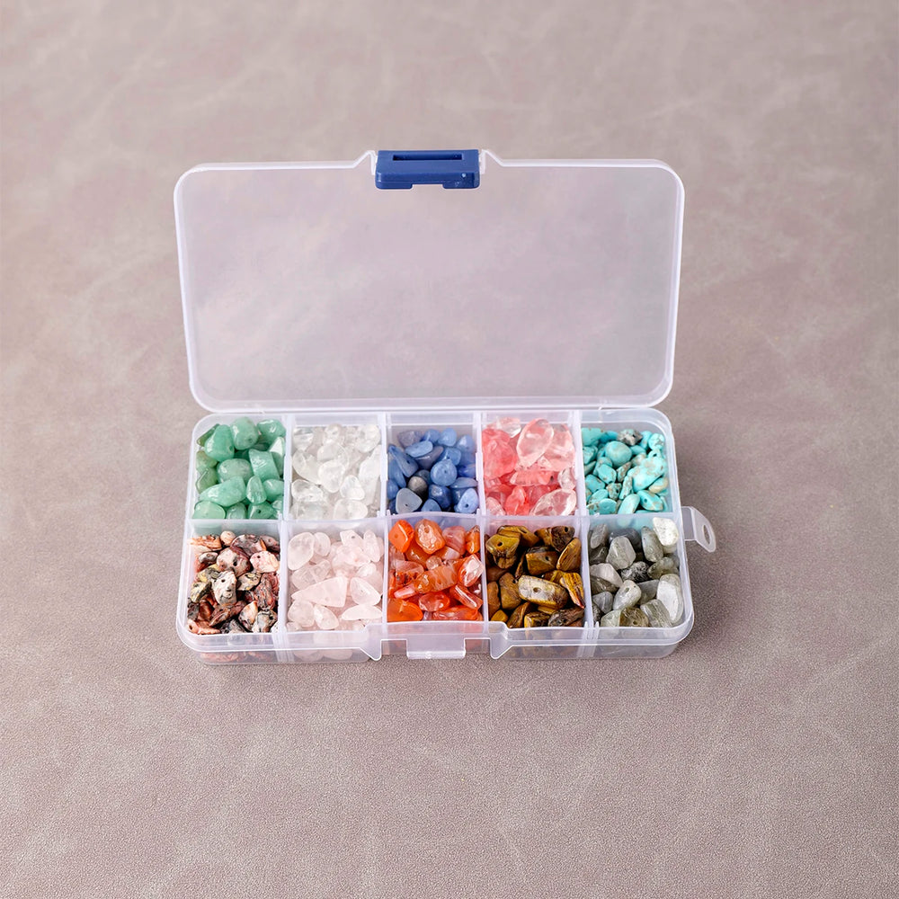 1box Natural Stones Mixed Crystal Material Crystal Gravel Stone Chips Ore Minerals Reiki Specimen Gemstones Aquarium Decoration