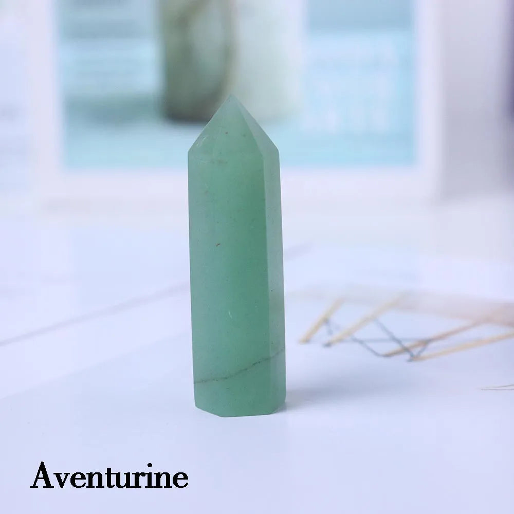 1kg Natural Crystal Tower Energy Rose Quartz Column 5-10cm Amethyst Gem Magic Stick Wholesale Health Decoration