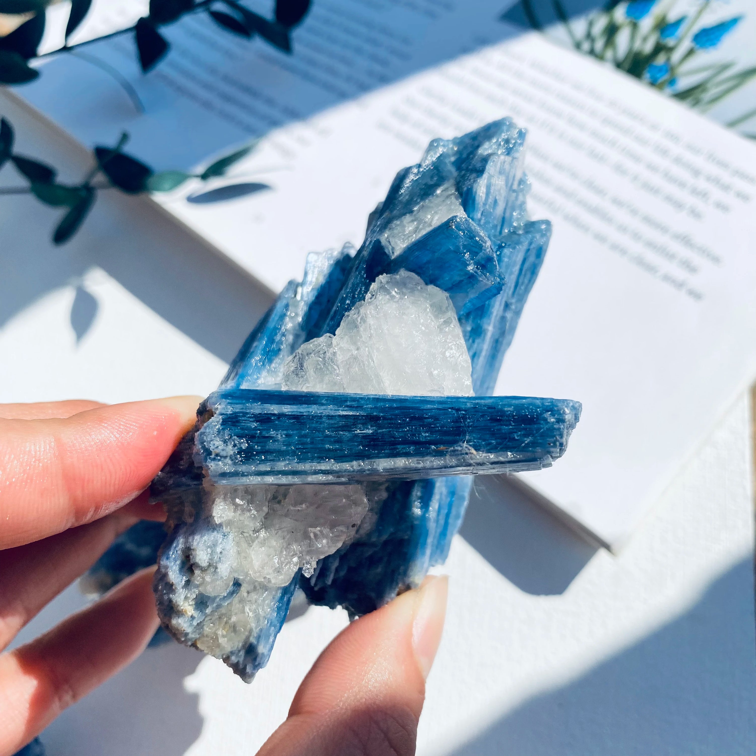 1kg/bag Natural Crystal Stone Mineral Specimen Kyanite Irregular Shaped Stones Wholesale Raw Blue Calcite Gemston Chip For Reiki