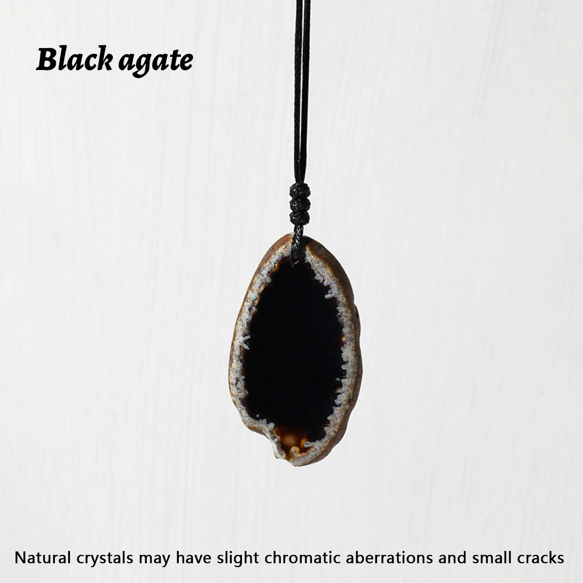 1pc Natural Healing Gemstone Agate Slices Irregular stones Pendant Charm Crystal Necklace Energy Amulet Jewelry Gift