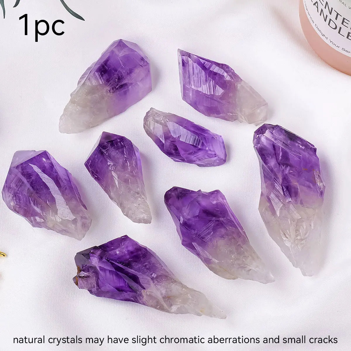 1pc Natural Purple Quartz Crystal Stones Amethyst Flowers Irregular Rough Stones Raw Crystal Rock for Wicca