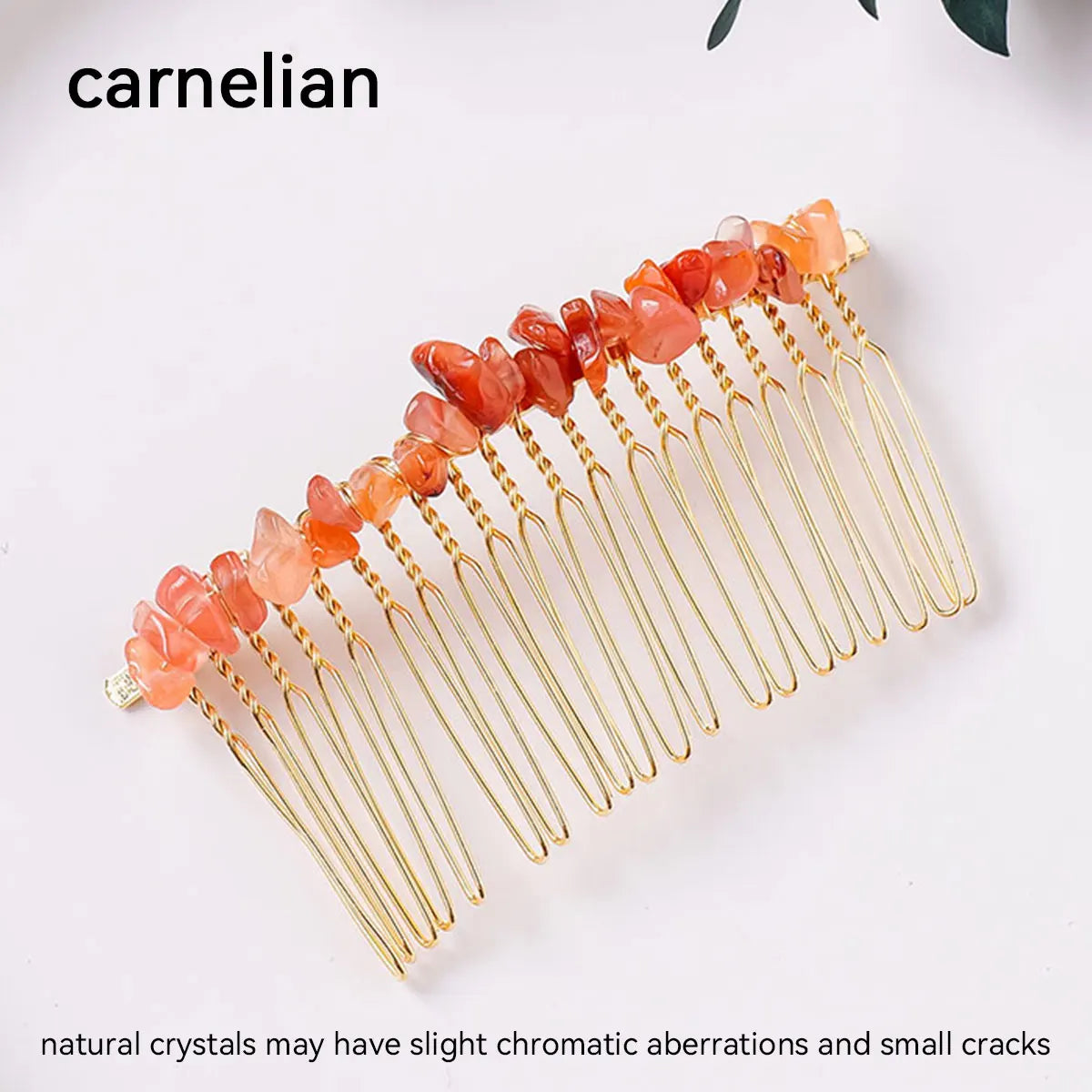 1pc Natural Stone Hair Accessories DIY Handmade Crystal Health Energy Macadam Decoration Crystal Hairpin Children's Day Gifts