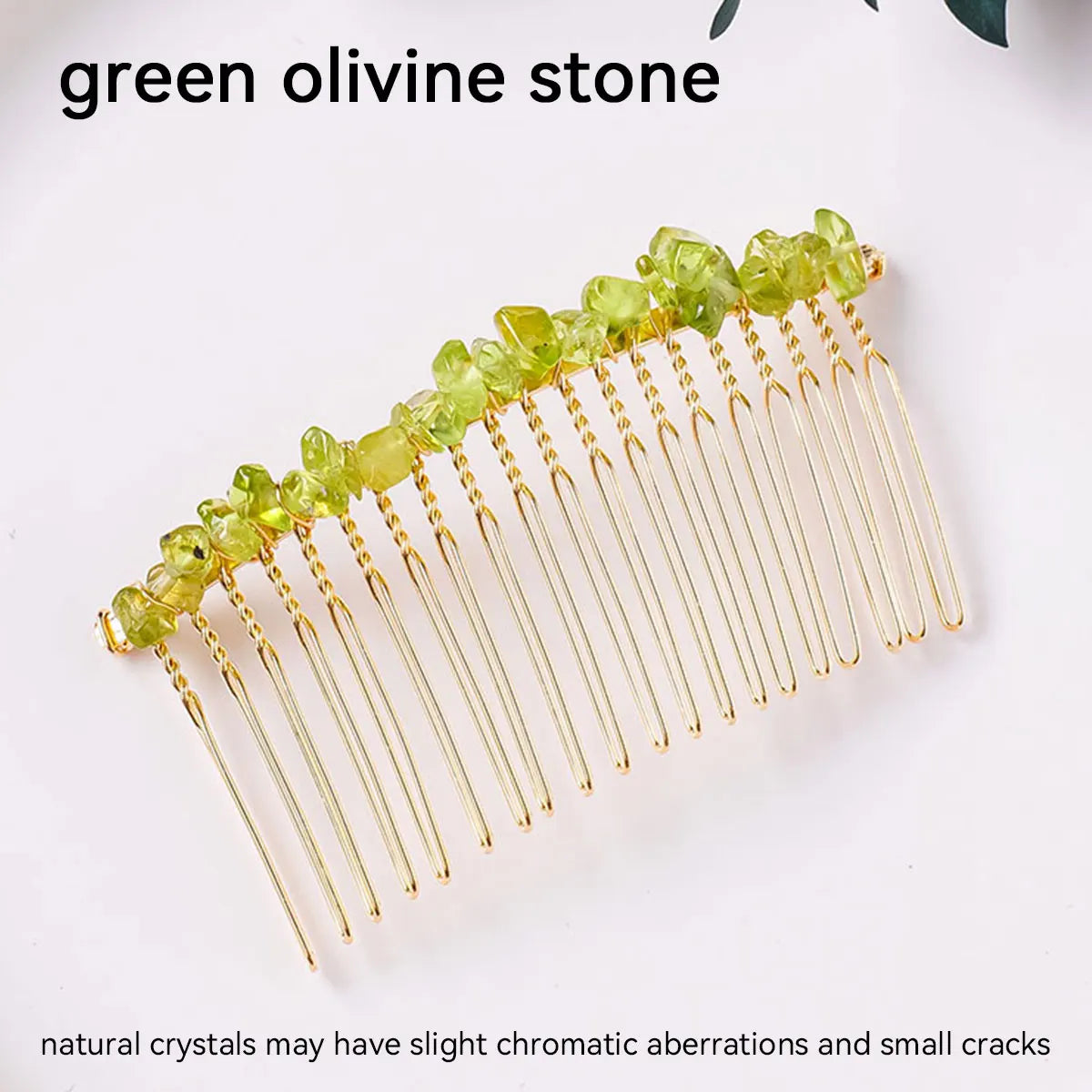 1pc Natural Stone Hair Accessories DIY Handmade Crystal Health Energy Macadam Decoration Crystal Hairpin Children's Day Gifts