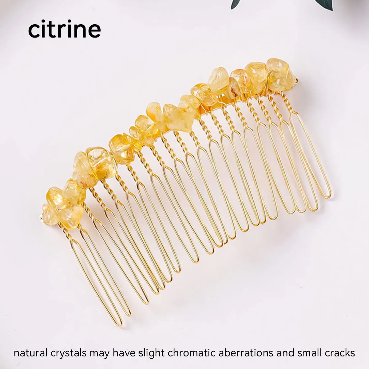 1pc Natural Stone Hair Accessories DIY Handmade Crystal Health Energy Macadam Decoration Crystal Hairpin Children's Day Gifts