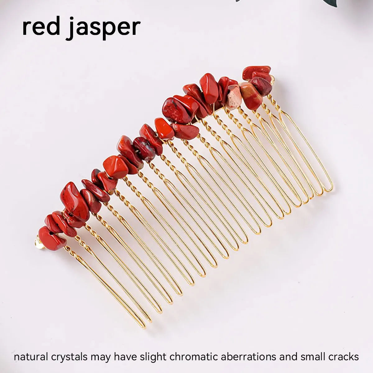 1pc Natural Stone Hair Accessories DIY Handmade Crystal Health Energy Macadam Decoration Crystal Hairpin Children's Day Gifts