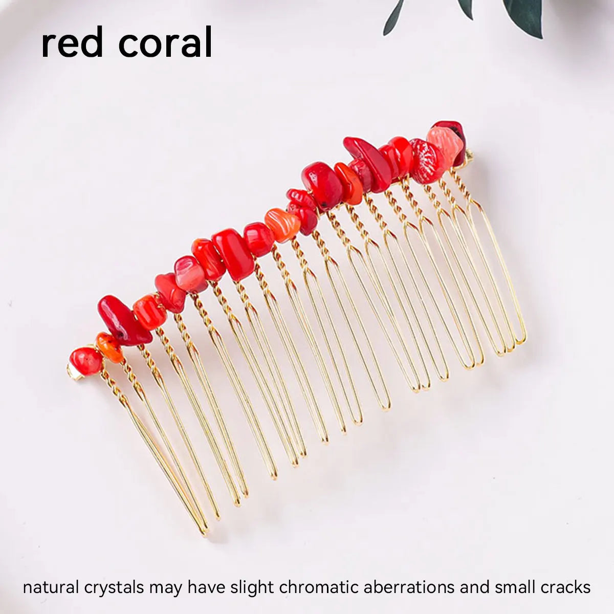 1pc Natural Stone Hair Accessories DIY Handmade Crystal Health Energy Macadam Decoration Crystal Hairpin Children's Day Gifts