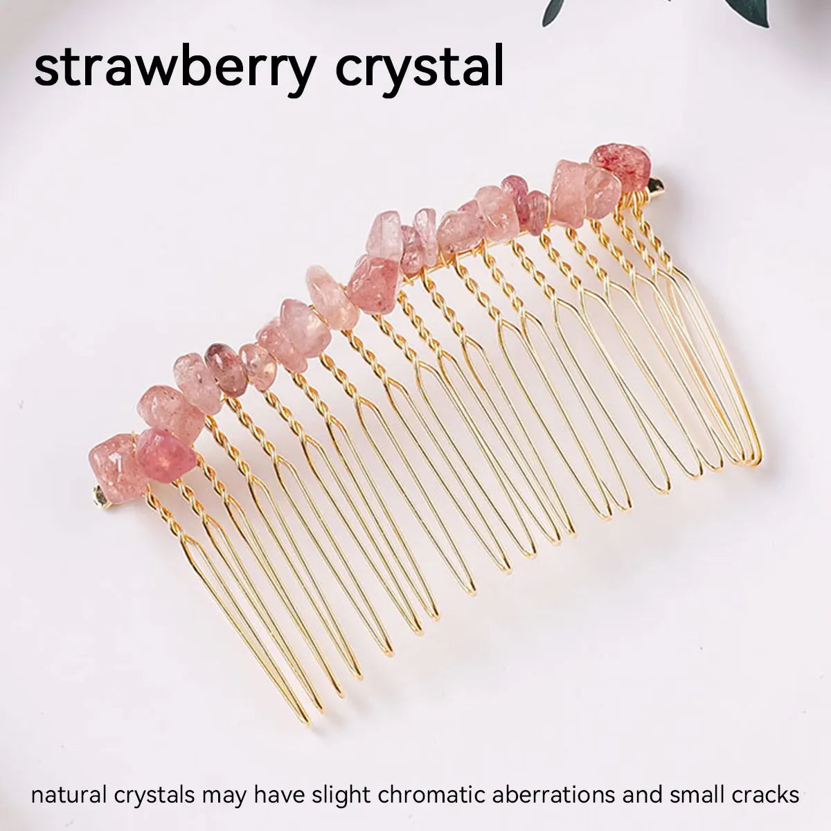 1pc Natural Stone Hair Accessories DIY Handmade Crystal Health Energy Macadam Decoration Crystal Hairpin Children's Day Gifts