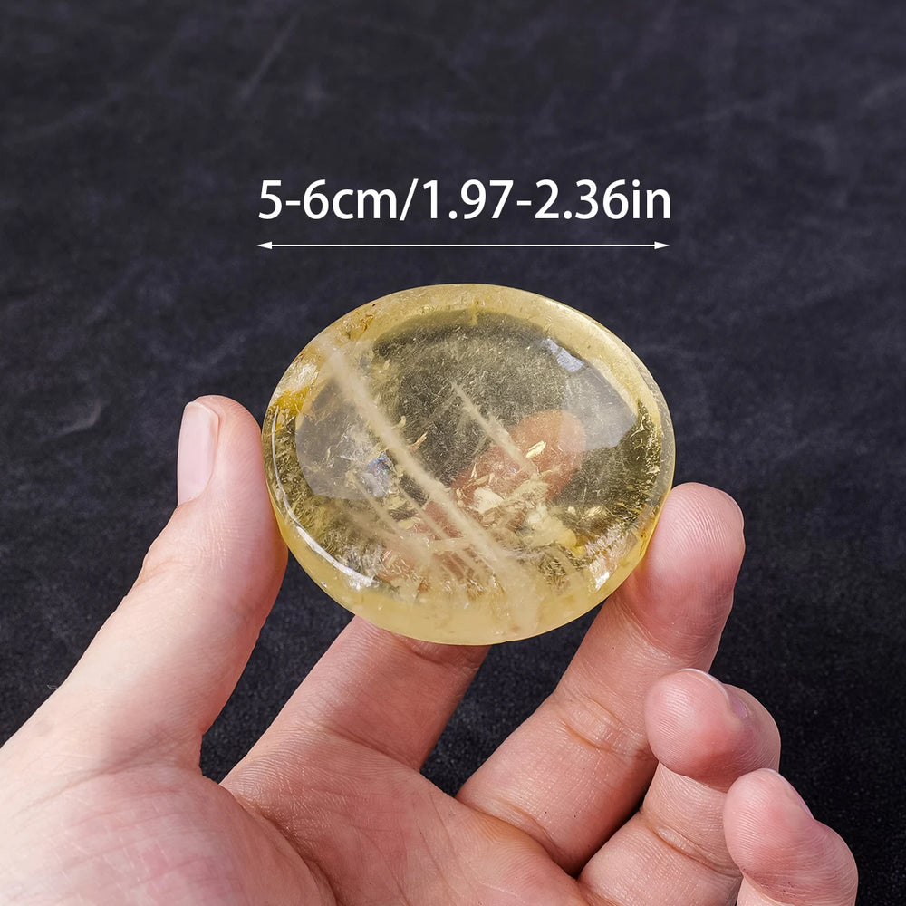 1pc Natural Stones Gem Carving Citrine Crystal Bowl For Reiki Healing Meditation Home Kitchen Decoration