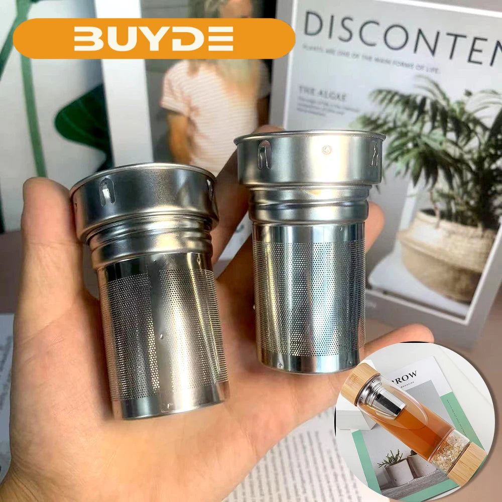 304 Stainless Steel Tea Filter Replacement Net For Energy Water Cup Water Bottle Replacement 1PC