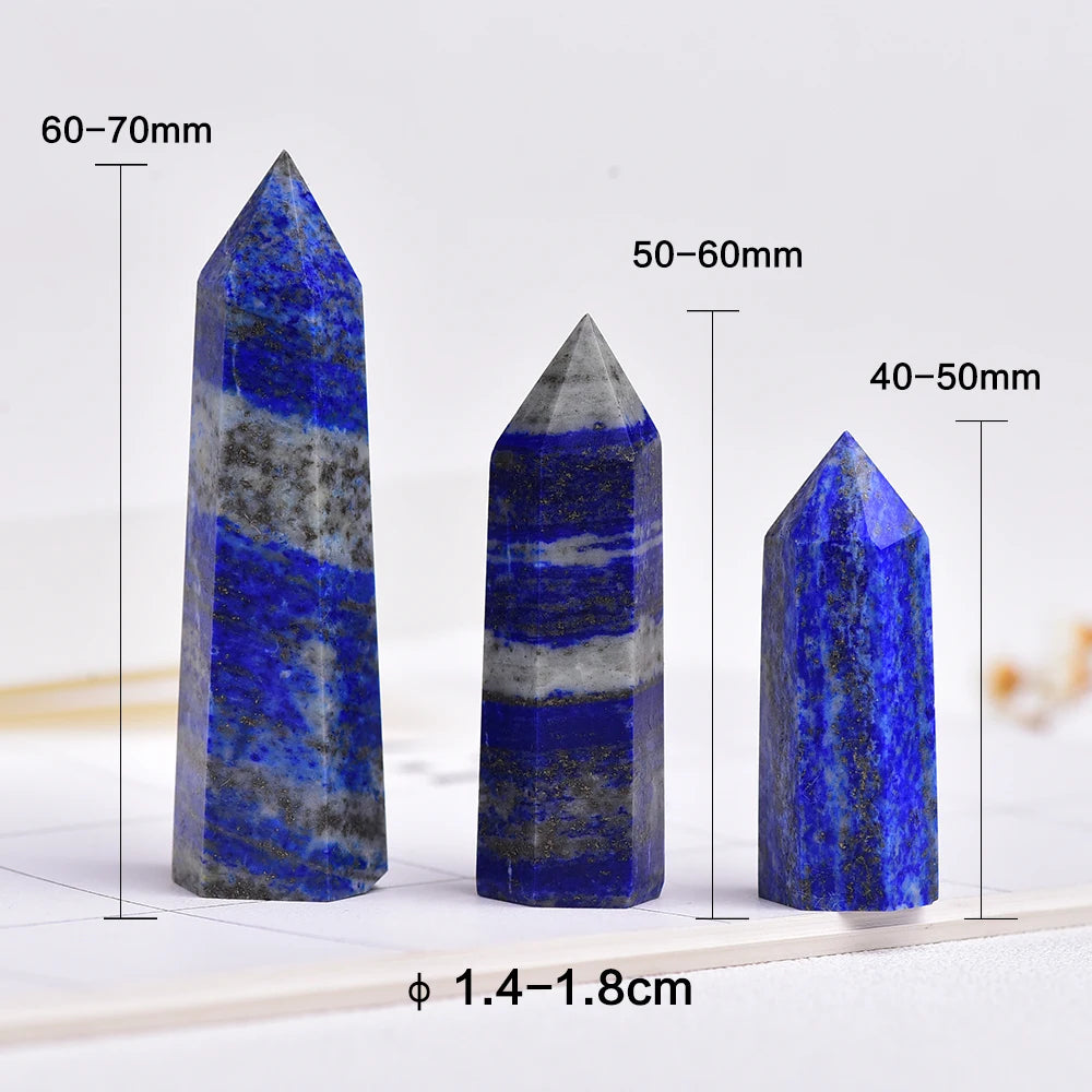 4-7cm Natural Lapis Lazuli Rough Stone Decoration Crystal point Home Decoration Stone Landscaping Energy Stone