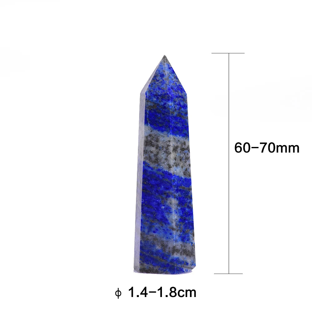 4-7cm Natural Lapis Lazuli Rough Stone Decoration Crystal point Home Decoration Stone Landscaping Energy Stone