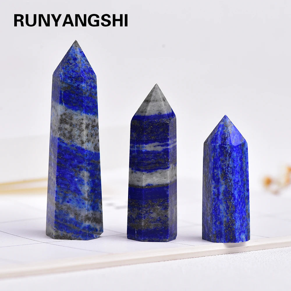 4-7cm Natural Lapis Lazuli Rough Stone Decoration Crystal point Home Decoration Stone Landscaping Energy Stone