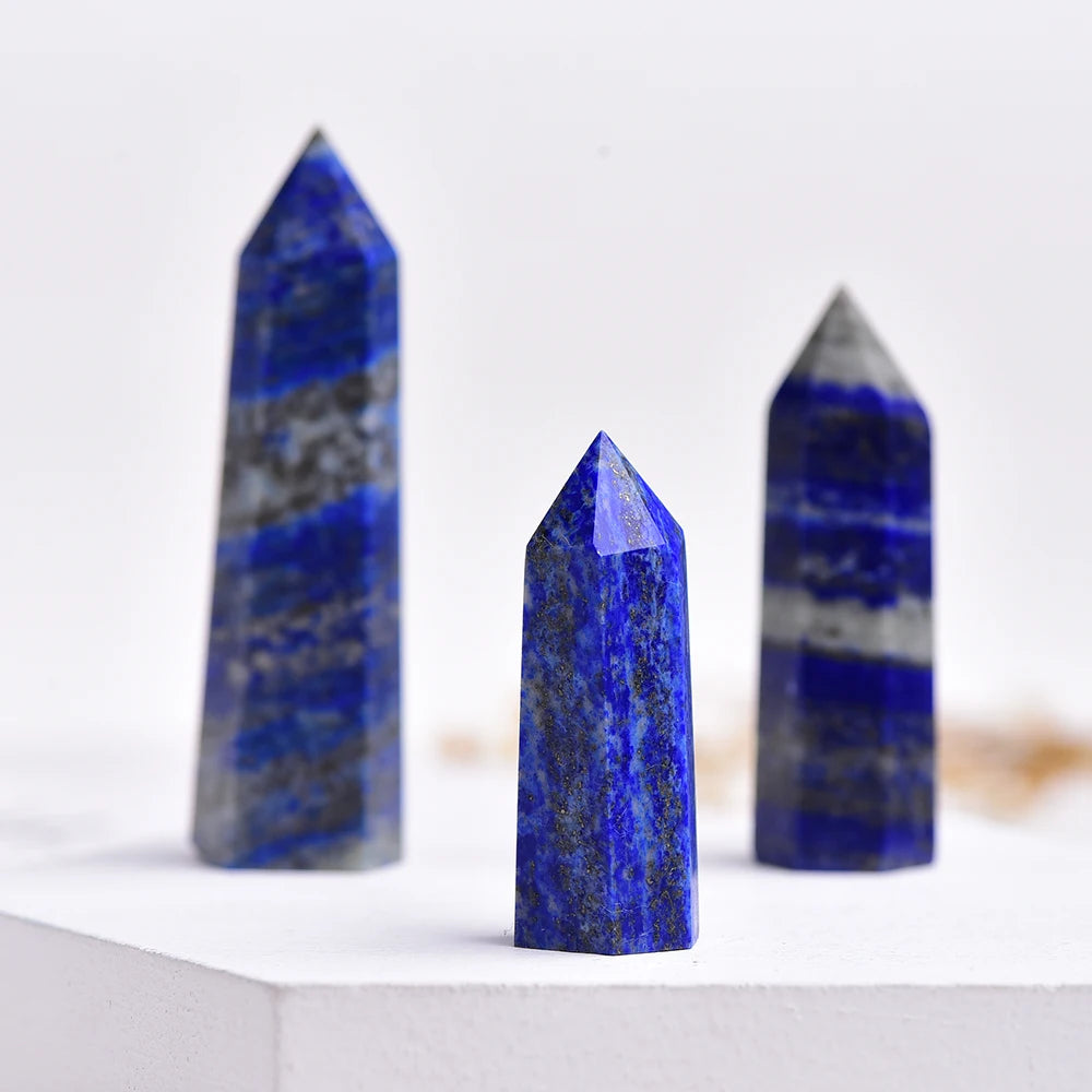 4-7cm Natural Lapis Lazuli Rough Stone Decoration Crystal point Home Decoration Stone Landscaping Energy Stone