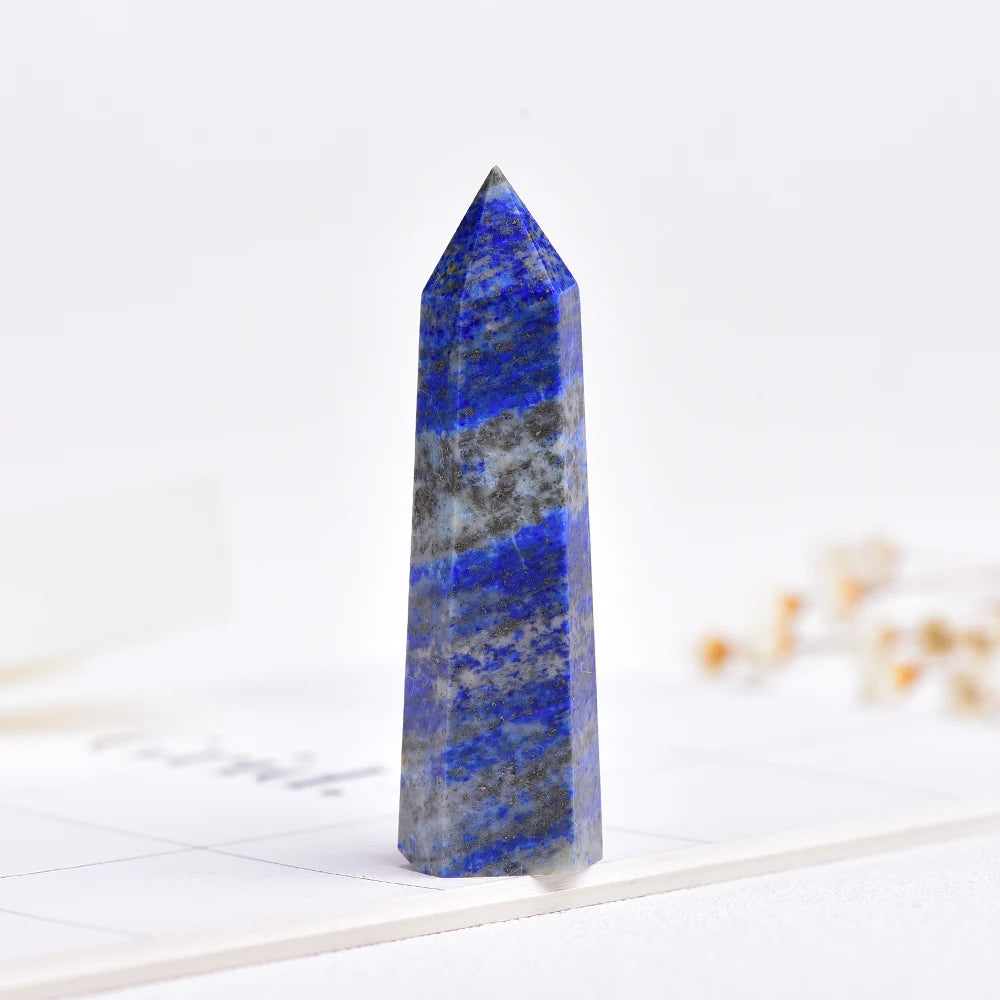 4-7cm Natural Lapis Lazuli Rough Stone Decoration Crystal point Home Decoration Stone Landscaping Energy Stone