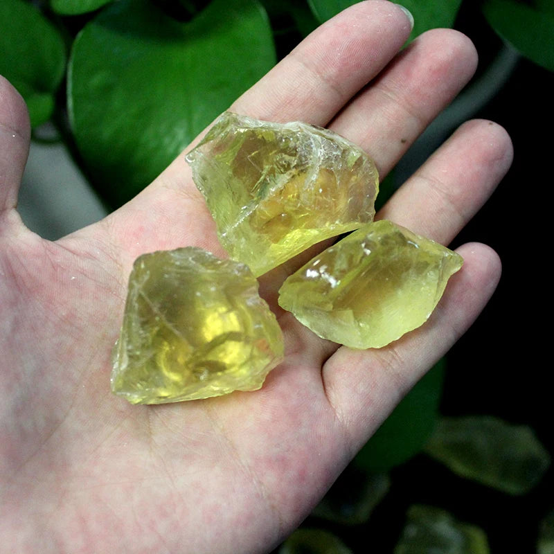 50G Natural Raw Yellow Citrine Quartz Crystal Rough Stone Specimen Healing crystal love natural stones and minerals fish tank