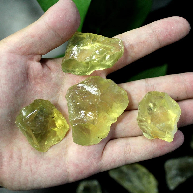 50G Natural Raw Yellow Citrine Quartz Crystal Rough Stone Specimen Healing crystal love natural stones and minerals fish tank