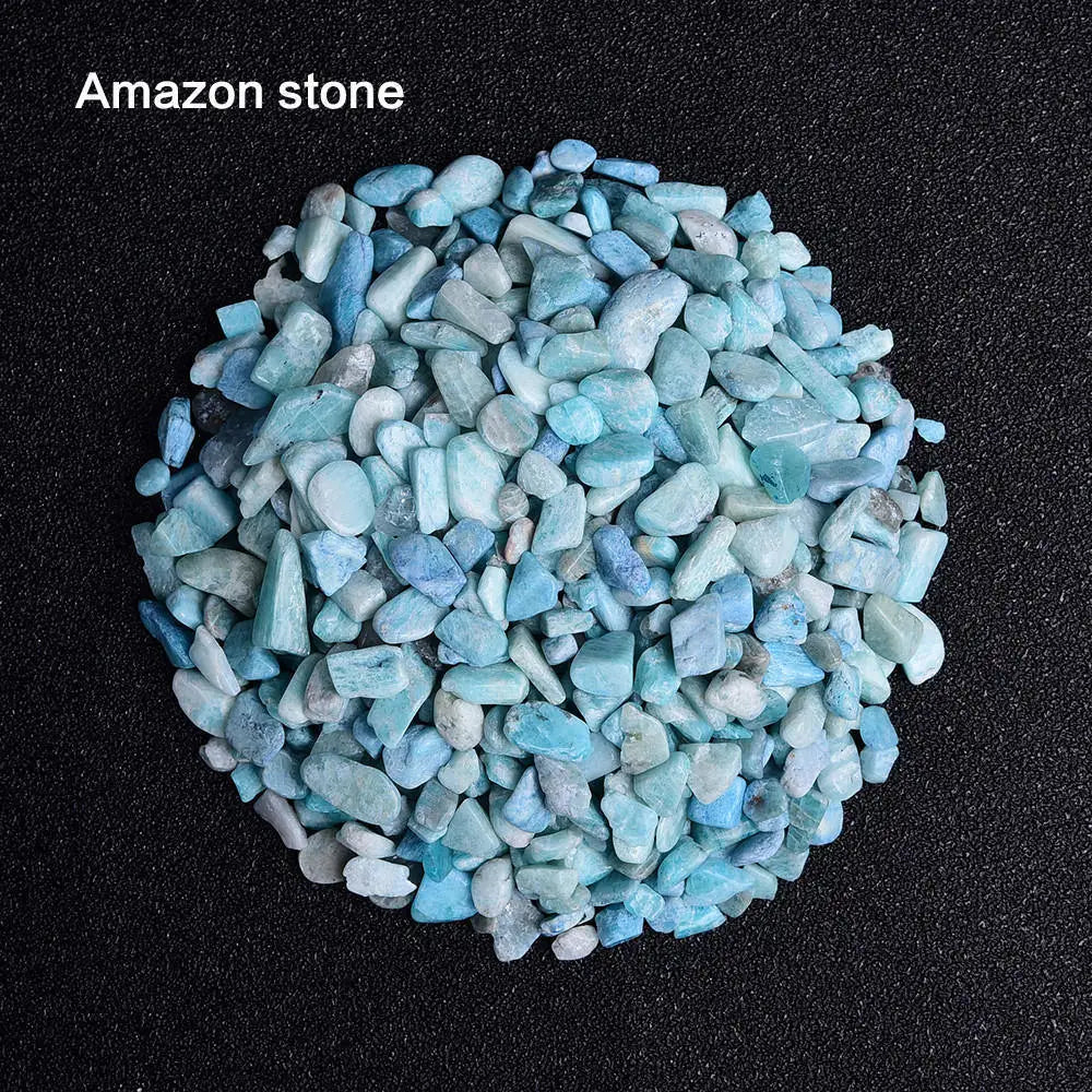 50g Natural Irregular Crystal Quartz Rock Tumbled Crushed Stone Healing Reiki Gemstones for Garden Aquarium Plants Decoration