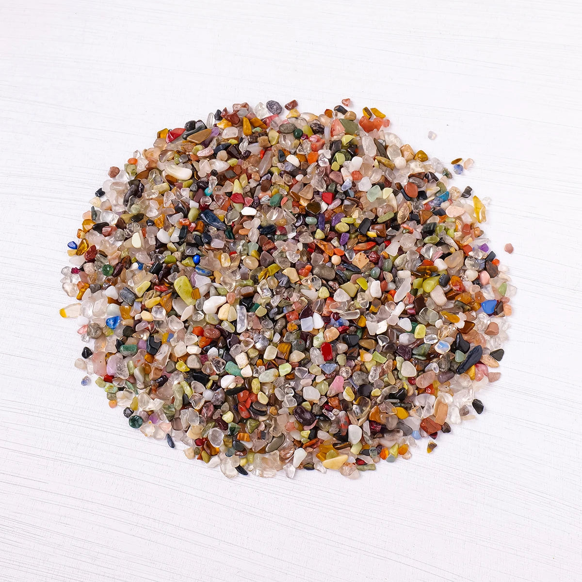 50g Natural Stones Mixed Crystal Material Crystal Gravel Stone Chips Ore Minerals Reiki Specimen Gemstones Aquarium Decoration