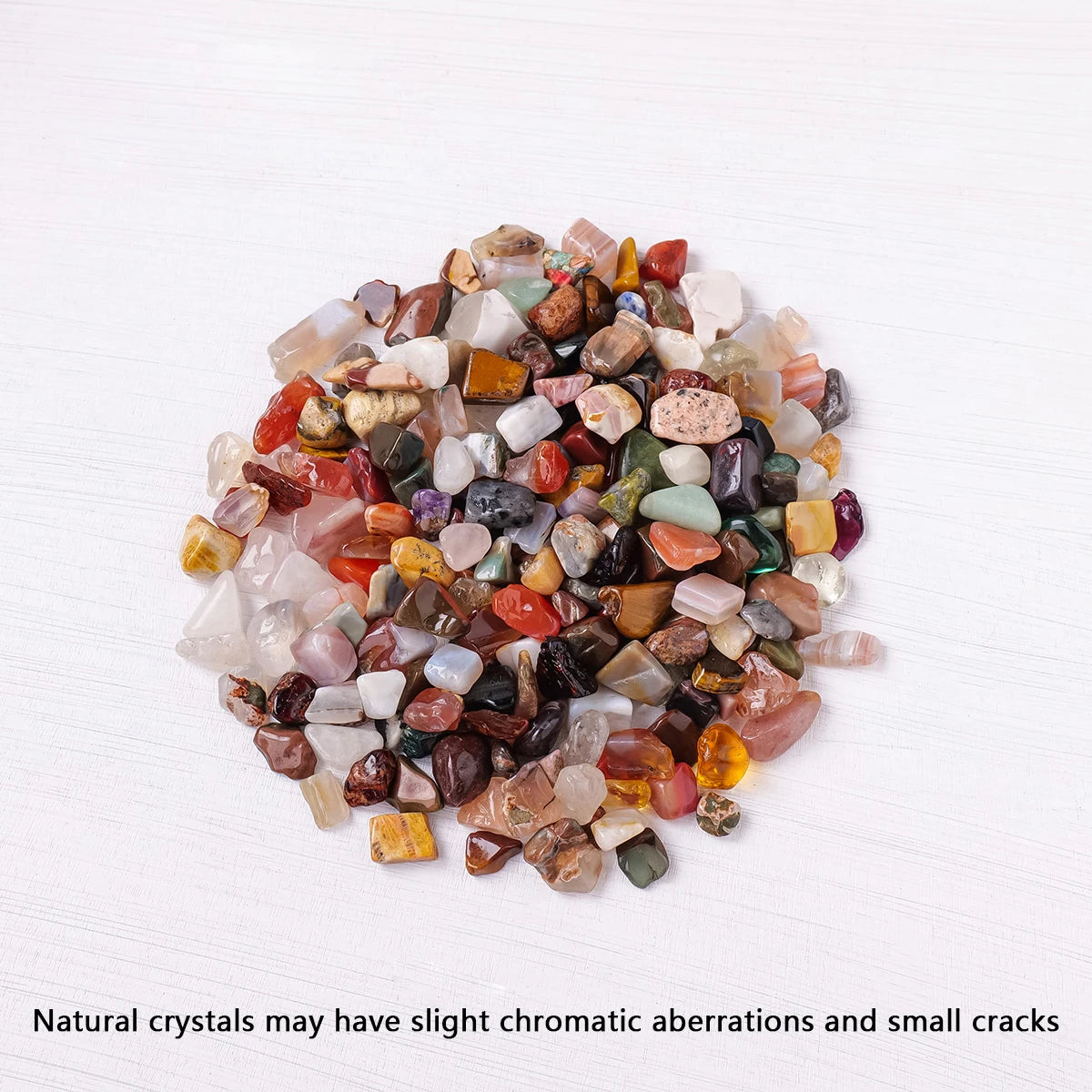 50g Natural Stones Mixed Crystal Material Crystal Gravel Stone Chips Ore Minerals Reiki Specimen Gemstones Aquarium Decoration