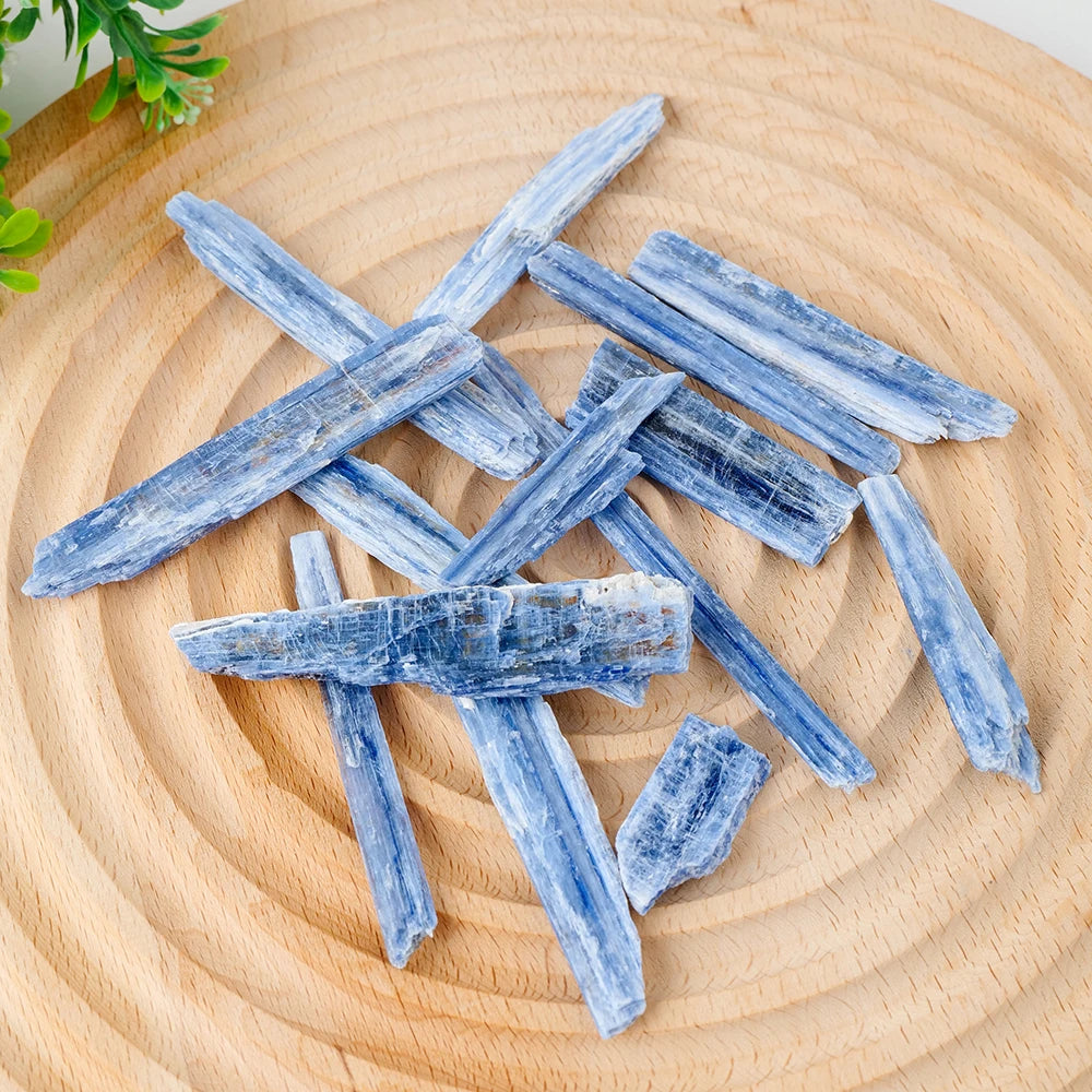 50g/bag Wholesale Natural Mineral Kyanite Crystal Specimen Stone Raw Blue Calcite Gemstone Chip For Reiki