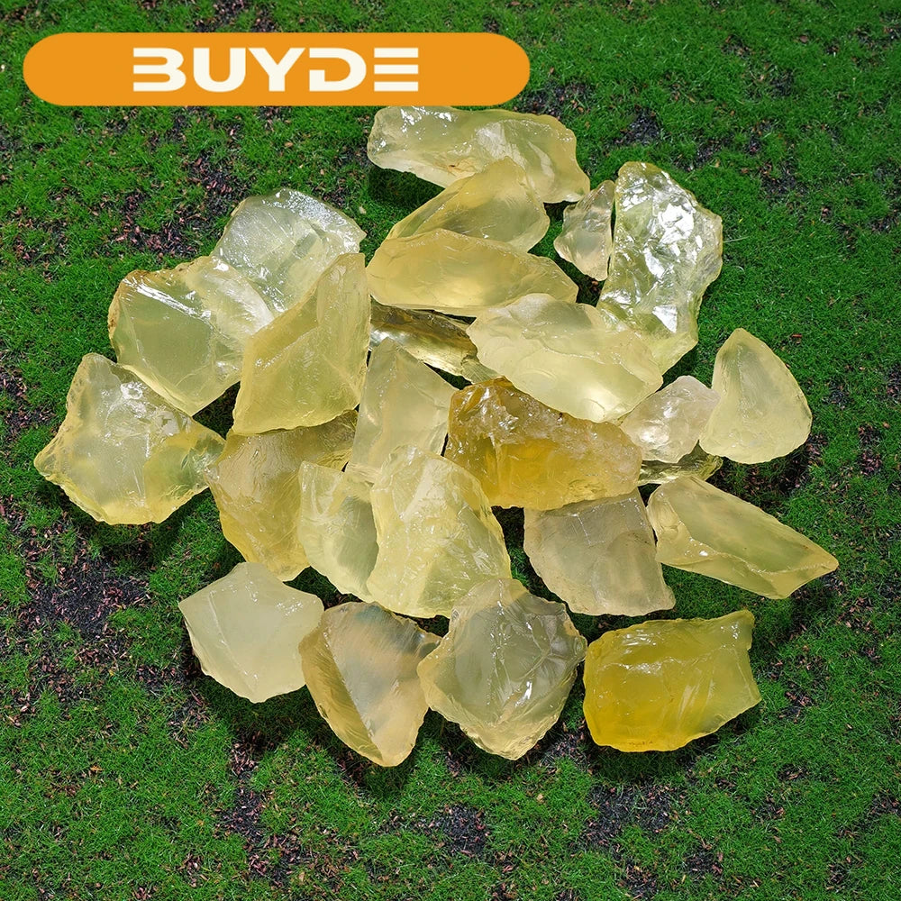 50g/Bag Natural Citrine Raw Stone Rough Yellow Quartz Unpolished Home Garden Decoration Ornaments