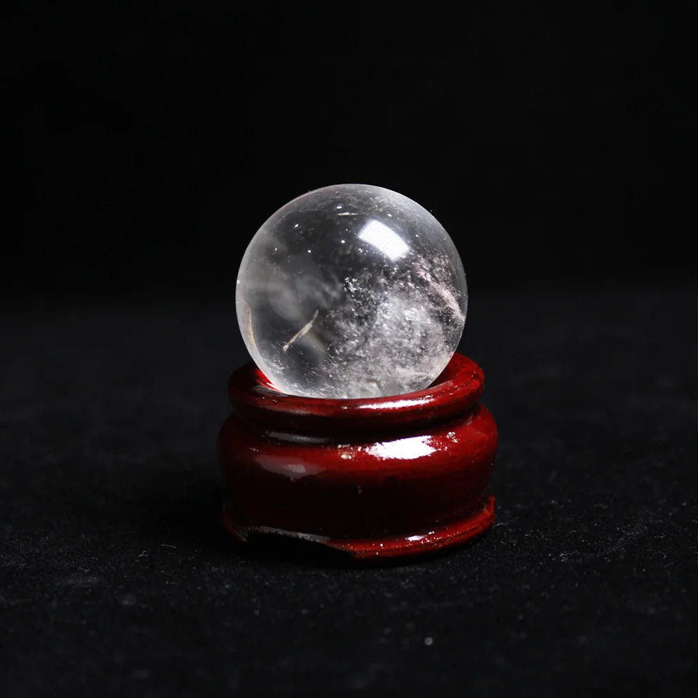 Natural Clear Quartz Crystal Sphere Balls Sphere white Crystal Ball Home Decoration Craft FengShui Photography Gift