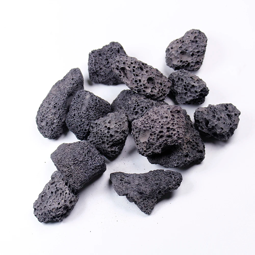 50g/bag Natural Volcanic Rock Original Stone Aromatherapy Essential Oil Diffuser Stones Irregular Energy Stone for Charms Women