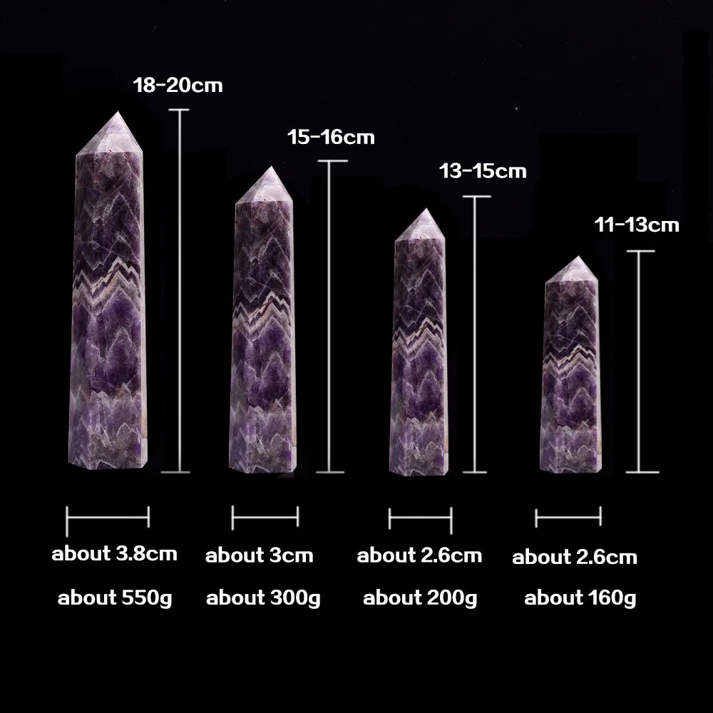 BIG Natural amethyst Quartz Crystal Point Mineral Ornament Magic Repair Stick Family Home Decoration Study Decoration DIY Gift