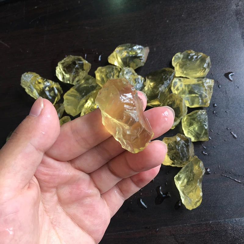 50G Natural Raw Yellow Citrine Quartz Crystal Rough Stone Specimen Healing crystal love natural stones and minerals fish tank