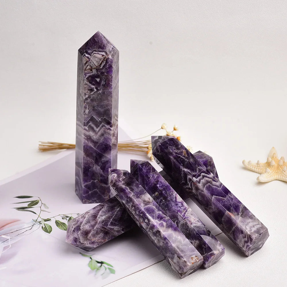 BIG Natural amethyst Quartz Crystal Point Mineral Ornament Magic Repair Stick Family Home Decoration Study Decoration DIY Gift