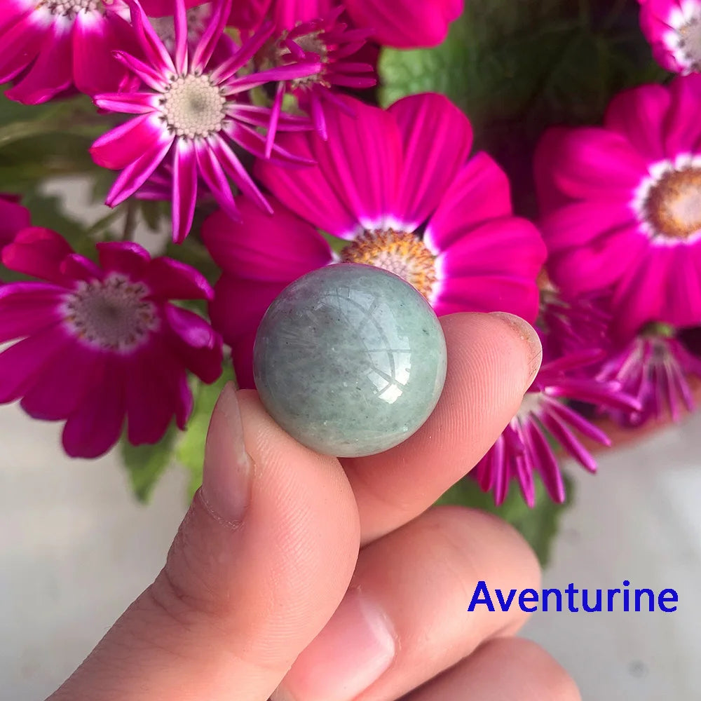 Natural Crystal Amethyst Rose Quartz Magic Ball Healing Polished Massage Reiki Meditation Energy Sphere Home Decor Gift